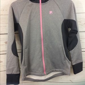 Girls Fila Grey Jacket